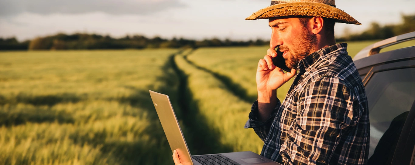 UM AGRICULTOR, BUSCANDO O AUMENTO DA PRODUTIVIDADE DE SUA